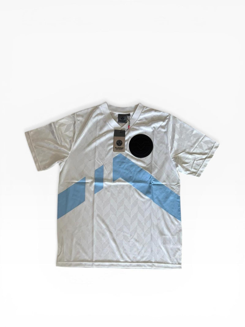 Hummel x Astrid Andersen White Polyester Football T-Shirt — hmINIELS NEWSTOCK — Size M/EU