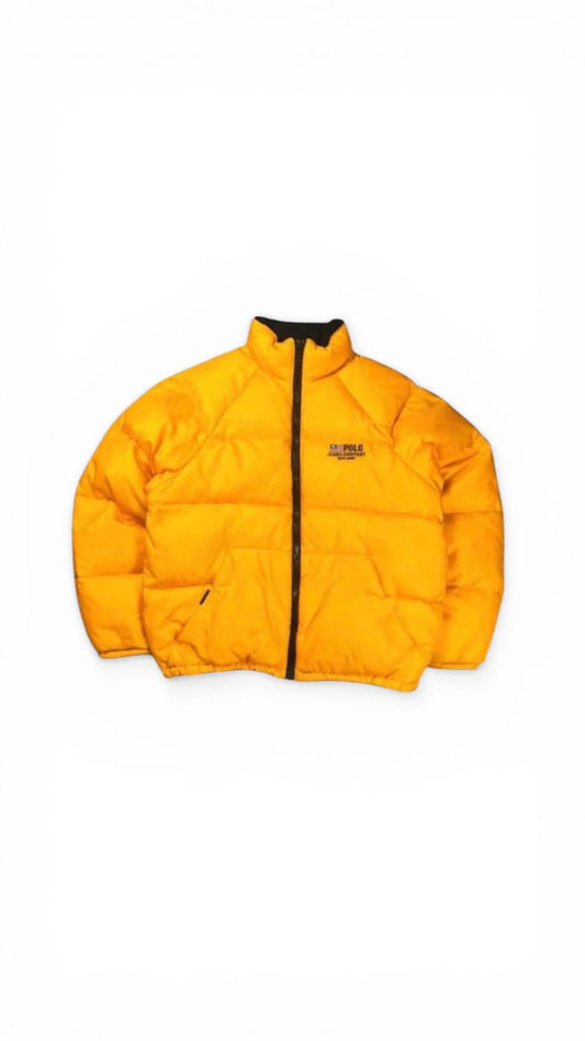 Polo Jeans Ralph Lauren Vintage Daunenjacke Gelb — Daunengefüllt — 90er
