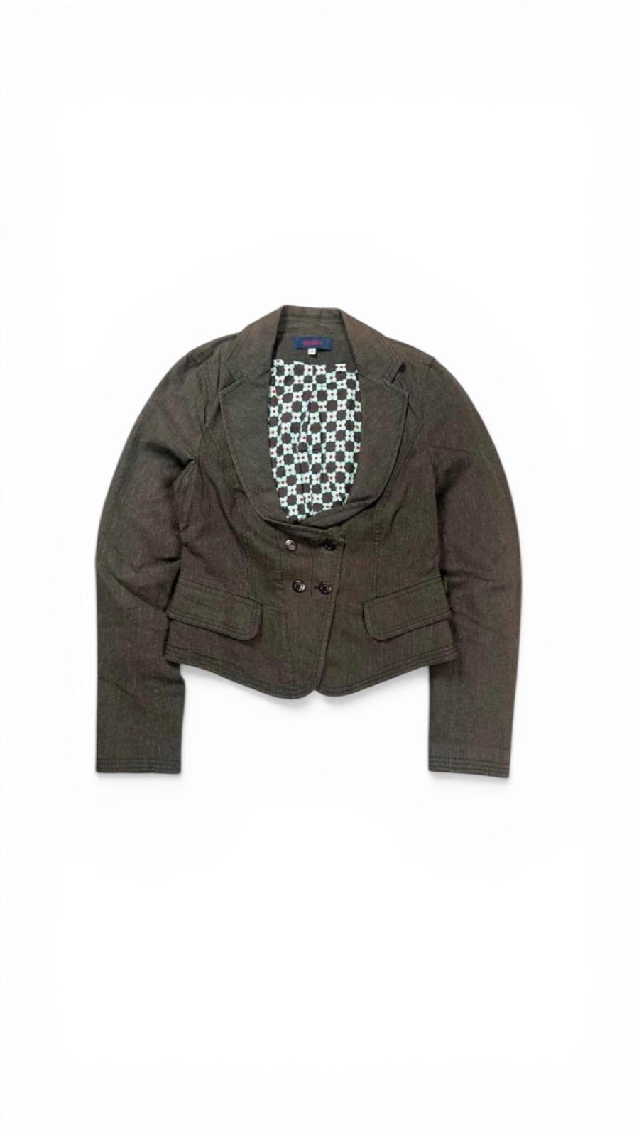 Kenzo Vintage Cropped Blazer 90er — Designer Archiv — Selten